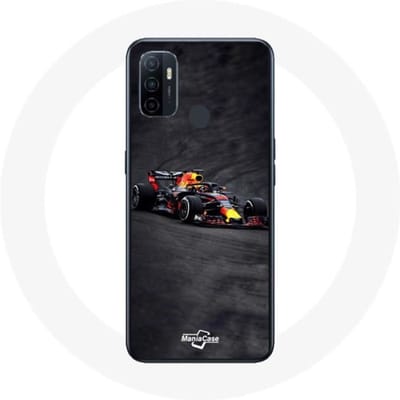 Oppo A53 Formule 1 Max Verstappen F1 hoesje zwart rood en geel zwart