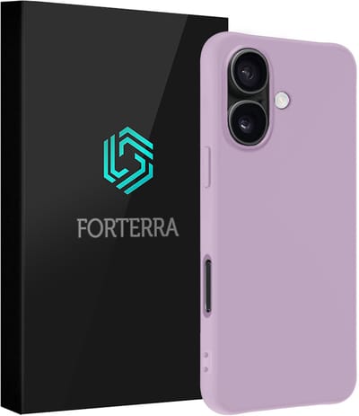 Hoesje Geschikt voor Apple iPhone 17 - Sterk & Shockproof - Siliconen Case - Hoes Cover - Lila