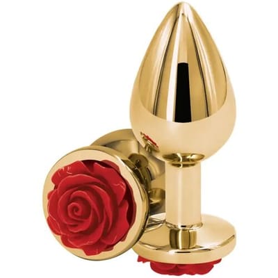 NS Novelties - Rose Buttplug Medium - Anal Toys Buttplugs Rood