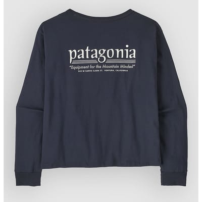Patagonia L/S Hut Tripper Easy Cut T-Shirt blauw