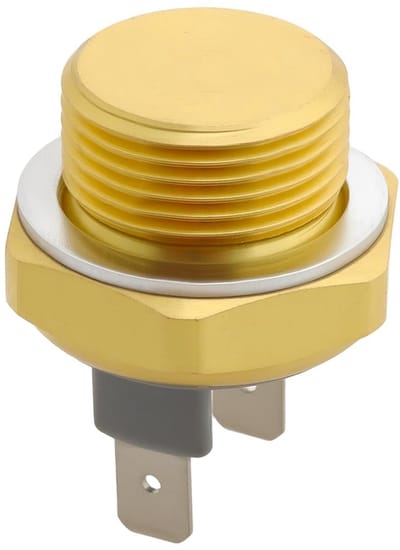 Dailygoods- Temperatuurschakelaar M12x1.5 - Temperatuursensor - Hoge temperatuur weerstand - Compatibel met Opel/Volkswagen/Saab - Eenvoudige installatie - OEM 100-959-0002