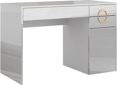 Vicco Adela Kaptafel – 115 cm met 3 laden Wit