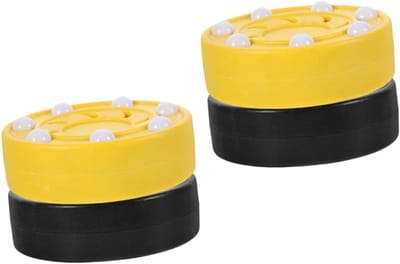 Rolhockey Pucks - Rollerbal Hockey Puck - Sport Training - Ontworpen voor soepel Glijden - 7.5 cm - Blauw