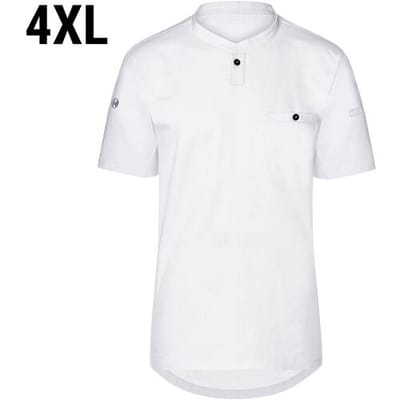 (6 stuks) KARLOWSKY Korte Mouw Heren Werkshirt Performance - Wit - maat: 4XL