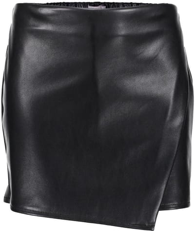 Geisha winter skort meisjes - zwart