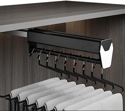 Uittrekbare Kledingstang - Uitschuifbare Kledinghanger - Kast Organiseren - Ruimtebesparend Ontwerp - 30-60 Cm - Metaal
