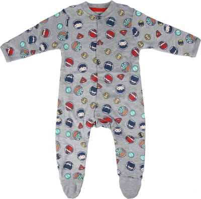 Baby Rompertje met Lange Mouwen Justice League Grijs