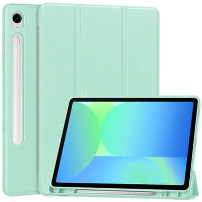 Étui Tablette Pour Samsung Galaxy Tab A11 A9 Plus 8.7 S9 FE S10 FE lite 10.9 S8 S7 11 S7 S8 S9 S10 plus fe 12.4 S6 Lite 10.4 Housse Tab A11 8.7 inch vert clair