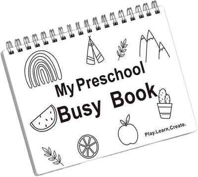 Leerboek Kinderen - Activiteitenboek Peuters - Letters Cijfers Leren - Interactieve Oefeningen - 27 x 20 cm - Veelkleurig