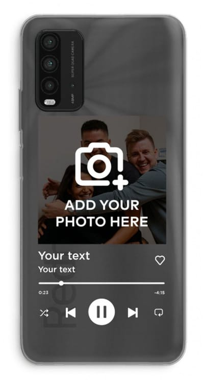 Gepersonaliseerd - Case Company® - Hoesje geschikt voor Xiaomi Redmi 9T hoesje - Music Player - Soft Cover Telefoonhoesje - Bescherming aan alle Kanten en Schermrand