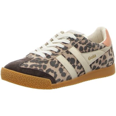 Gola Elan Safari - Damessneaker - Leopard-Mocha-Goud-Terracotta