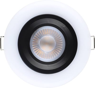 EGLO Calonge Inbouwspot - LED - Ø 10 cm - Zwart/Wit