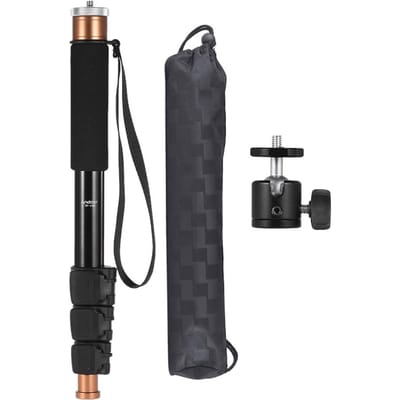 Andoer TP 148 94.6cm 37.2   Verstelbaar Lichtgewicht Monopod Unipod Microfoon Boompaal Max. Draagvermogen 5kg voor Camera &