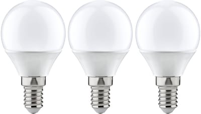 Paulmann 28537 LED-lamp Energielabel F (A - G) E14 Kogel 5.5 W Warmwit (Ø x h) 45 mm x 81 mm 3 stuk(s)