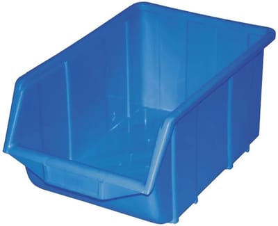 Patrol Ecobox Serie - Werkplaatscontainer - 220x350x165mm - Blauw - Stapelbaar