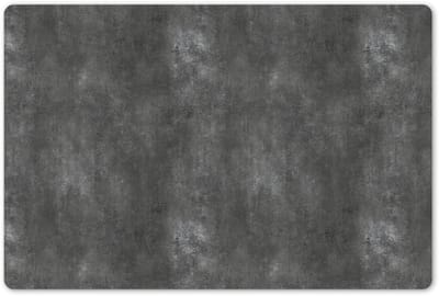 Placemats 45x30 cm - Placemat kunststof - 1 stuk - Donkergrijs - Ruw - Beton - Borden onderleggers - Decoratie voor op tafel - Keuken tafeldecoratie accessoires - Vinyl onderlegger - Tafelversiering