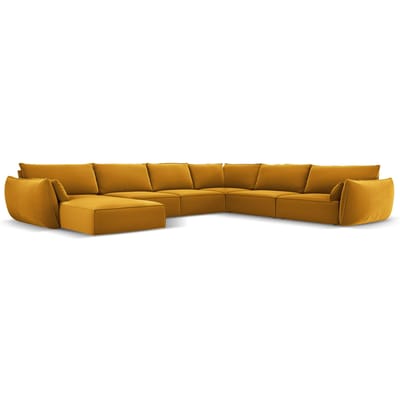 U-bank Vanda rechts velvet | Mazzini Sofas