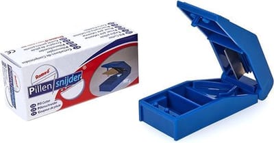 Pillensnijder voor medicijnen & supplementen - Pillendoosje - pillensplijter