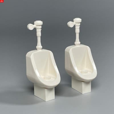 MOC Blokken Zombie Toilet Wasruimte Badkamer WC Meubels 4cm Figuur Bouwstenen Speelgoed voor Kinderen Stad Monteren doe-het-zelf Componenten