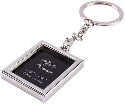 Dailygoods- Sleutelhanger Creatief - Foto/Frame - Metaallegering - Gesp - Cadeau - Eenvoudig te bedienen - Fotolijstje