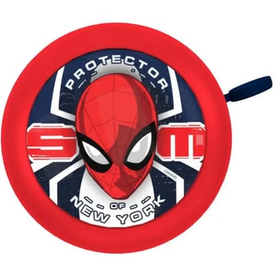 Marvel Fietstoeter Spider-man Jongens 14 Cm Staal Blauw/rood