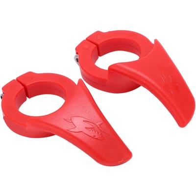 Enlee 1 Paar Mini Fiets Ruststuur Universeel Fiets Verlengde Stuurdoppen voor Mountainbike Rood red