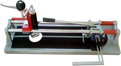 Tegelsnijder 3-in-1 - Snijmachine Gatboormachine - Precisie Tegelwerk - Inclusief Gatensnijder - Tot 700 mm - Grijs