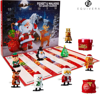 Equivera Adventskalender Kinderen - Cadeau voor Kinderen - Cadeau voor de Feestdagen - Adventskalender