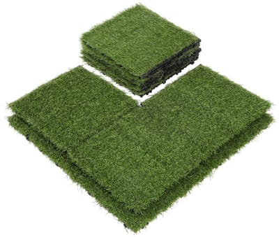 Gras Klik Tegels 30x30 cm 9m² - Terrastegels Balkontegels met Weerbestendigheid