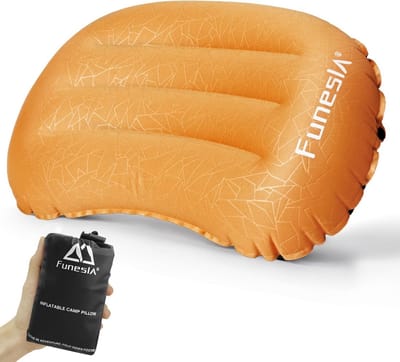Opblaasbaar kussen voor kamperen en reizen - Ultralicht opblaasbaar reiskussen - Compacte opblaasbare reiskussens - Opblaasbare kussens voor reizen voor kamperen, wandelen, strand Ultra 2.0