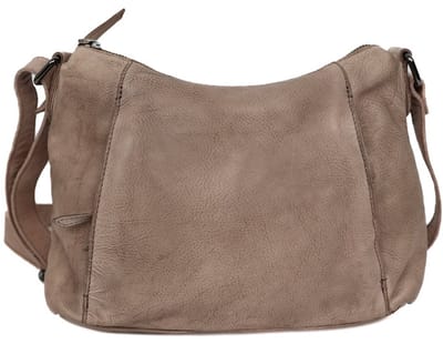 Bear Design Stella Leren Schoudertas - Taupe