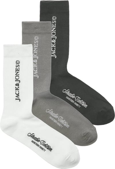 Jack & Jones Jay Tennis Sokken Heren (3-pack)