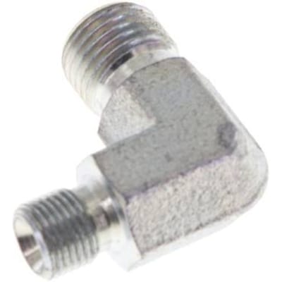 90° L-Koppeling Reducerend G1/8 '' X G1/4 '' Hoge Druk Staal  60° Conus 350bar Hydrauliek