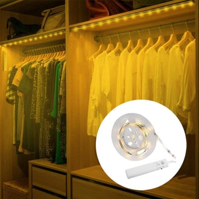 Draadloze LED Strip Verlichting met Bewegingssensor voor Binnen - Warm Wit Licht