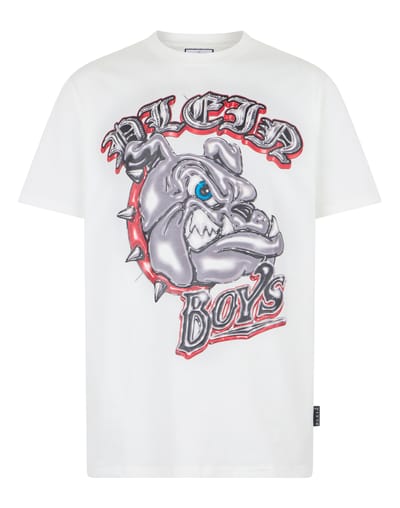 T-Shirt Met Ronde Hals En Korte Mouwen