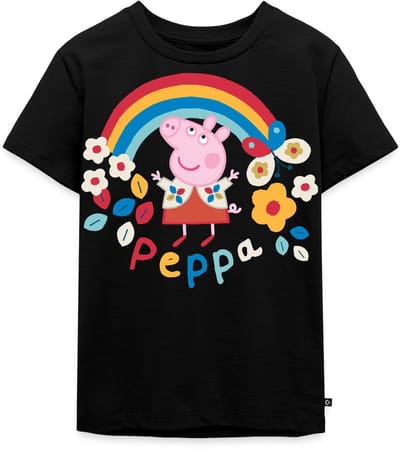Peppa Pig Regenboog Premium T Shirt Kinderen