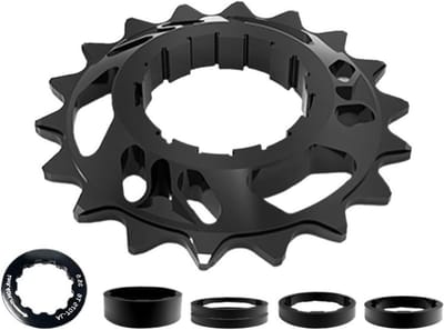 Fiets Vliegwiel Tandwiel - Single Speed Cassette - Fietsen Onderhoud - 7075 Aluminiumlegering - 18T - Zwart