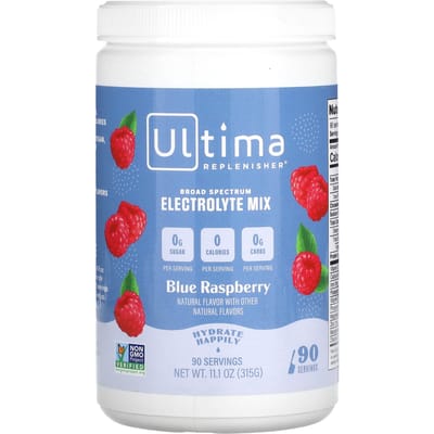 Ultima Replenisher, Mélange d'électrolytes, Framboise bleue, 11,1 oz (315 g)