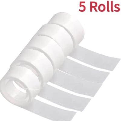 Lot de 100/500/1000 pastilles adhésives double face transparentes amovibles pour ballons, décoration de fête d'anniversaire ou de mariage Other