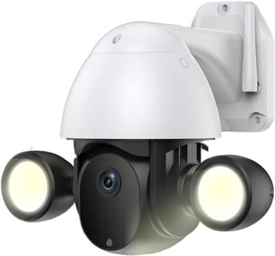 Beveiligingscamera - WiFi camera - Buiten bewaken - Kleur nachtzicht - 3MP HD - Wit