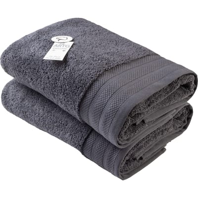 ARTG Uitstekende luxe badhanddoek (Donkergrijs)