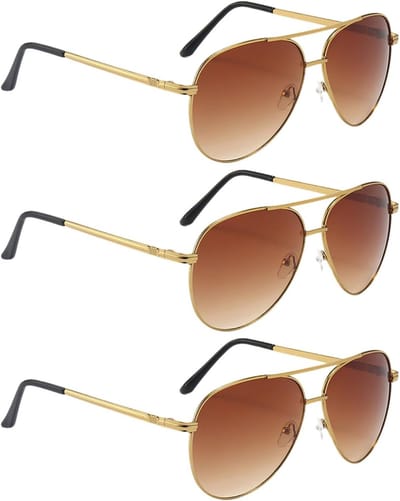 3-delige Aviator Zonnebril voor Mannen en Vrouwen - Polaroid, Ultra Licht, Retro Design, UV400 Bescherming voor Autorijden, Reizen en Vissen (Teal Blauw)