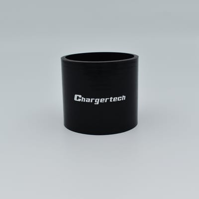 Rechte koppelstukken silicone - Zwart, 19mm