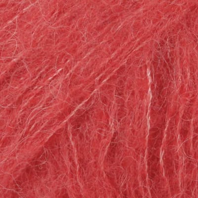 DROPS Brushed Alpaca Silk Uni Colour - 06 koraal - Wol Garen