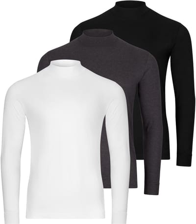 RAGMAN Heren longsleeve 3 pack Basic