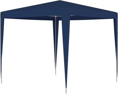 Feesttent Luifel - Tuinpaviljoen Onderdak - Buitenfeesten Organiseren - UV Waterbestendig - 2.5x2.5m - Blauw