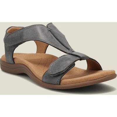 Premium Orthopedische Sandalen Dames Bunion Corrector Platform Wandelsandalen Dames Wedge Sandalen Vrouwelijke Strand Schoenen Vrouwen 42 grijze kleur