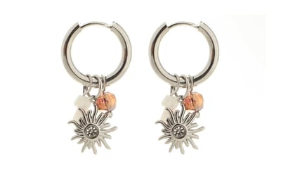 Silver oorbellen Hellen- stainless steel