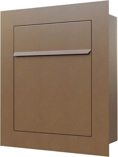 Inbouwbrievenbus - Wand brievenbus - Post ontvangen - Roestvrij staal - 40 x 46 cm - Roestvrij staal
