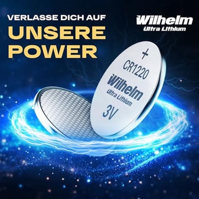 2 Stuks CR1220 Lithium Knoopcel 3V voor Diverse Toepassingen